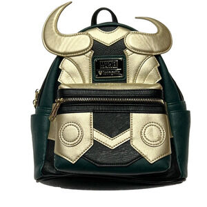 Marvel Avenger Vegan Faux Leather Loki Cosplay Loungefly Backpack
